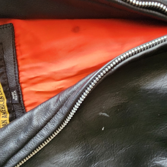 Black Leather Fringe Jacket - Picture 5 of 6